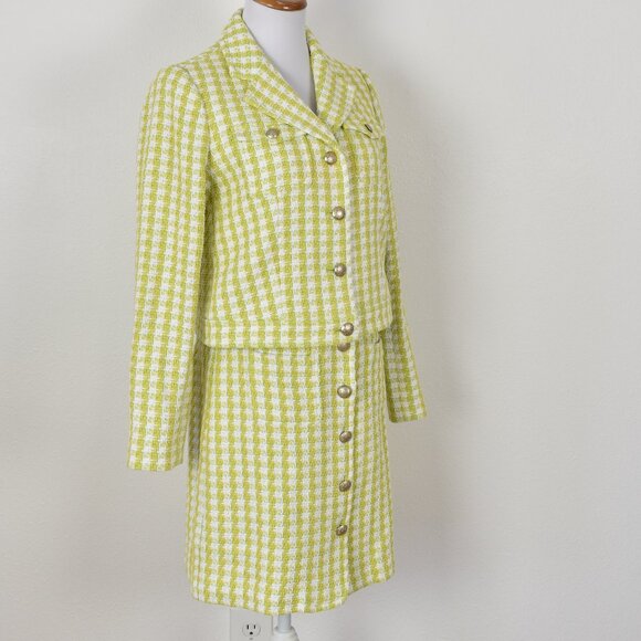 Talbots Tweed Skirt Suit Set NEW - 2 - Picture 11 of 14